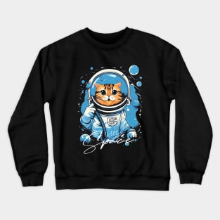 Kitty In Space Crewneck Sweatshirt